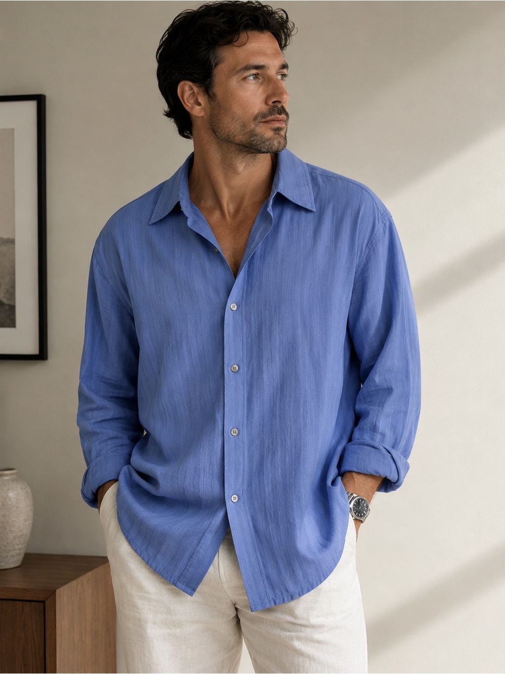 Calvin Klein Light Blue Dress Shirt